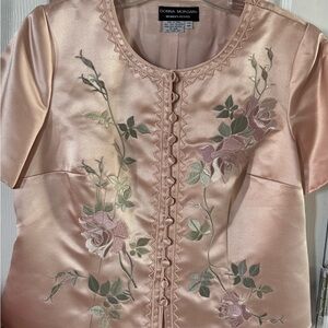 Donna Morgan Blush Pink Women's Blouse